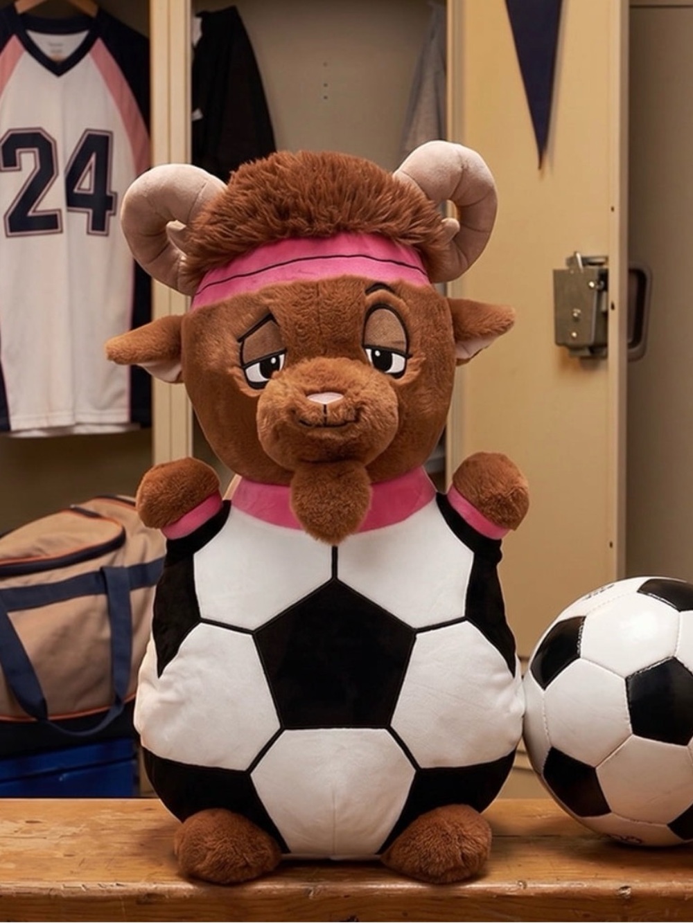 NWT Soccer GOAT Plush Team Mascot Senior Night Coach Gift Stuffed Animal